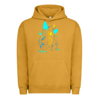 Pigment Peanut Butter Spacegodzilla Urban Hoodie - PixelWave