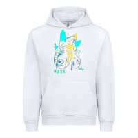 White Spacegodzilla Urban Hoodie - PixelWave
