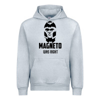 Heather Grey magneto was right Urban Hoodie - PixelWave