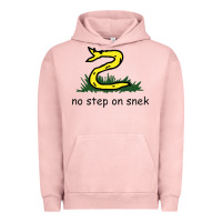 Pigment Salmon no step on snek,libertarian,tumblr,meme,funny,polotics,no step,on,snek Urban Hoodie - PixelWave