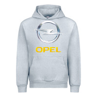 Heather Grey Opel Urban Hoodie - PixelWave