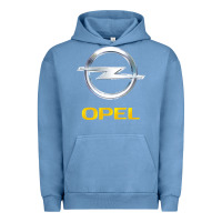 Pigment Pebble Blue Opel Urban Hoodie - PixelWave
