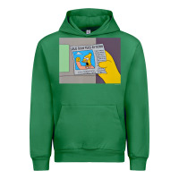 Emerald The Simpsons Old Man Yells At Cloud Newspaper V1 Urban Hoodie - PixelWave