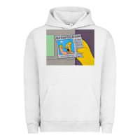 Pigment Lunar Rock The Simpsons Old Man Yells At Cloud Newspaper V1 Urban Hoodie - PixelWave