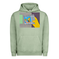 Pigment Oil Green The Simpsons Old Man Yells At Cloud Newspaper V1 Urban Hoodie - PixelWave