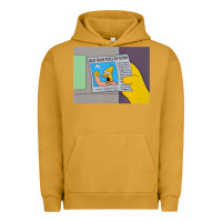 Pigment Peanut Butter The Simpsons Old Man Yells At Cloud Newspaper V1 Urban Hoodie - PixelWave