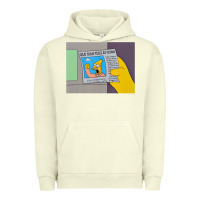 Pigment Pistachio The Simpsons Old Man Yells At Cloud Newspaper V1 Urban Hoodie - PixelWave