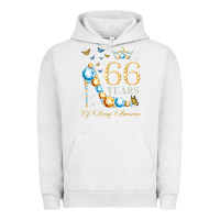 Pigment Lunar Rock 66th birthday 66 years of being awesome 66 years old woman Urban Hoodie - PixelWave