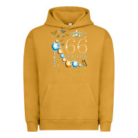 Pigment Peanut Butter 66th birthday 66 years of being awesome 66 years old woman Urban Hoodie - PixelWave