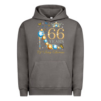 Pigment Tornado 66th birthday 66 years of being awesome 66 years old woman Urban Hoodie - PixelWave