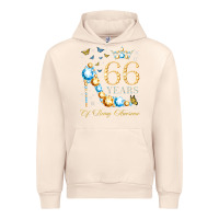Sandshell 66th birthday 66 years of being awesome 66 years old woman Urban Hoodie - PixelWave