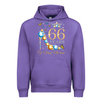 Tulip 66th birthday 66 years of being awesome 66 years old woman Urban Hoodie - PixelWave
