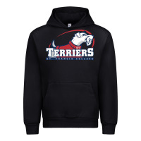 Black st. francis terriers(SFC), brooklyn Urban Hoodie - PixelWave