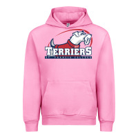 Fuchsia Pink st. francis terriers(SFC), brooklyn Urban Hoodie - PixelWave