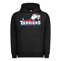 Pigment Black st. francis terriers(SFC), brooklyn Urban Hoodie - PixelWave