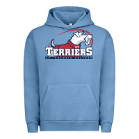 Pigment Pebble Blue st. francis terriers(SFC), brooklyn Urban Hoodie - PixelWave