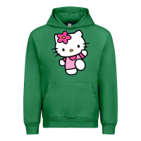 Emerald kitty Urban Hoodie - PixelWave