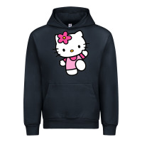 Navy kitty Urban Hoodie - PixelWave