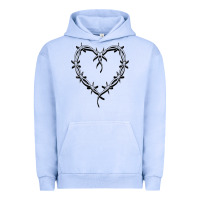 Pigment Grape Ice bichota heart for women,cute music t shirt Urban Hoodie - PixelWave