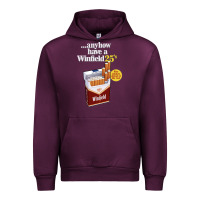 Mauve Wine Anyhow Have A Winfield 25s Classic Urban Hoodie - PixelWave