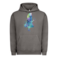 Pigment Tornado watercolor splatter alice in wonderland t shirt design Urban Hoodie - PixelWave