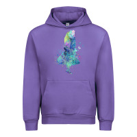 Tulip watercolor splatter alice in wonderland t shirt design Urban Hoodie - PixelWave