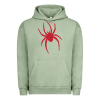 Pigment Oil Green Richmond spiders Urban Hoodie - PixelWave
