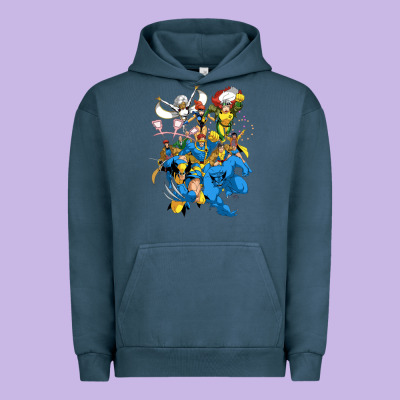 Group Pic X Men Urban Hoodie Designed By Pixelwave