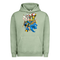 Pigment Oil Green group pic x men Urban Hoodie - PixelWave