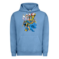 Pigment Pebble Blue group pic x men Urban Hoodie - PixelWave