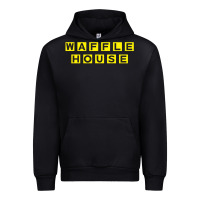 Black waffle hause Urban Hoodie - PixelWave