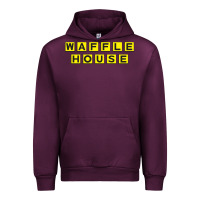 Mauve Wine waffle hause Urban Hoodie - PixelWave