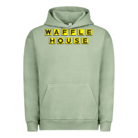 Pigment Oil Green waffle hause Urban Hoodie - PixelWave