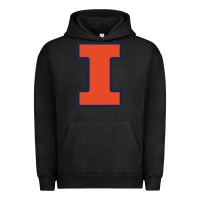 Pigment Black illinois fighting illini Urban Hoodie - PixelWave