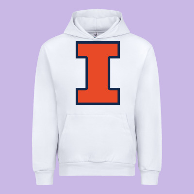 Illinois Fighting Illini Urban Hoodie Designed By Pixelwave