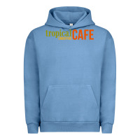 Pigment Pebble Blue Tropical Smoothie Urban Hoodie - PixelWave