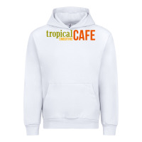 White Tropical Smoothie Urban Hoodie - PixelWave