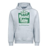Heather Grey round table pizza Urban Hoodie - PixelWave