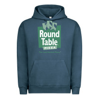 Pigment Midnight Navy round table pizza Urban Hoodie - PixelWave