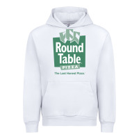 White round table pizza Urban Hoodie - PixelWave