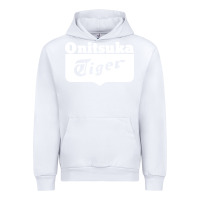 White onitsuka tiger Urban Hoodie - PixelWave