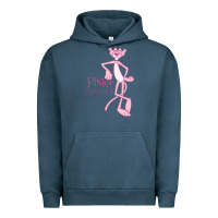 Pigment Midnight Navy pink panther Urban Hoodie - PixelWave