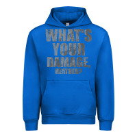 Cobalt what's your damage, heather   heathers Urban Hoodie - PixelWave