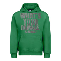 Emerald what's your damage, heather   heathers Urban Hoodie - PixelWave