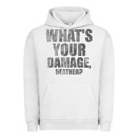 Pigment Lunar Rock what's your damage, heather   heathers Urban Hoodie - PixelWave