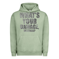 Pigment Oil Green what's your damage, heather   heathers Urban Hoodie - PixelWave
