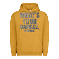 Pigment Peanut Butter what's your damage, heather   heathers Urban Hoodie - PixelWave