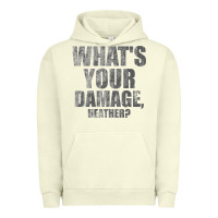 Pigment Pistachio what's your damage, heather   heathers Urban Hoodie - PixelWave