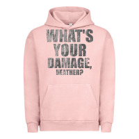 Pigment Salmon what's your damage, heather   heathers Urban Hoodie - PixelWave