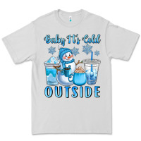Dove Grey baby it's cold outside Premium Tee - CowGirlArtShop